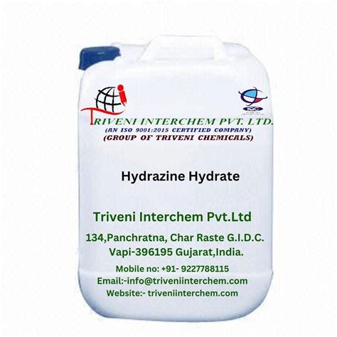 Hydrazine Hydrate At Best Price In Valsad Id 2364677097