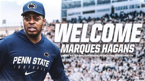 Marques Hagans Added To Penn State Football Coaching Staff Penn State