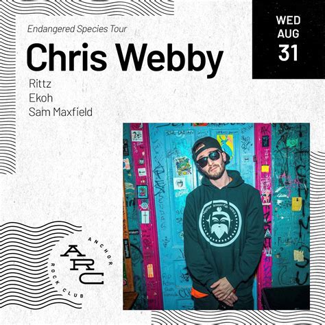 Chris Webby W Rittz And Ekoh Tickets At Anchor Rock Club In Atlantic