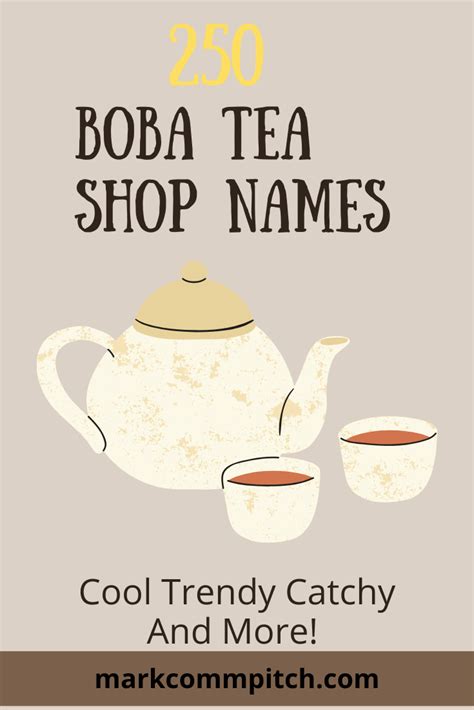 Of The Best Boba Tea Shop Names
