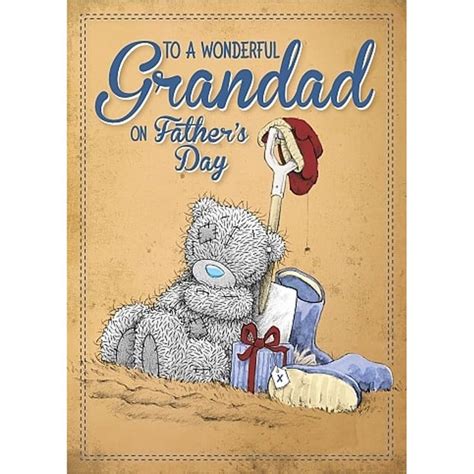 3d holographic grandad me to you bear fathers day card £2 69 blue nose friends dad n me tatty