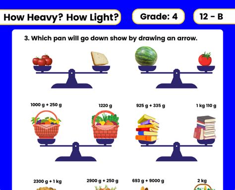 Engage Your Students With These 6 Vibrant How Heavy How Light Class 4
