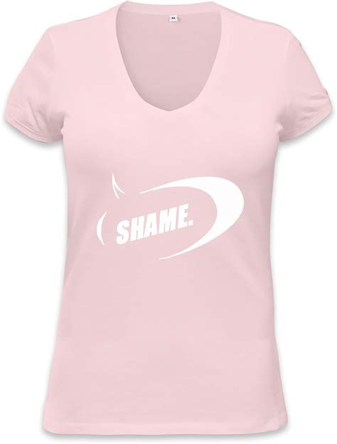 Styleart Shame Womens V Neck T Shirt Xx Large Clothing