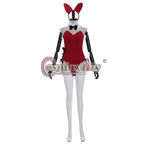 Cosplaydiy Women Bunny Rabbit Costume Cosplay Sexy Overbust Halloween