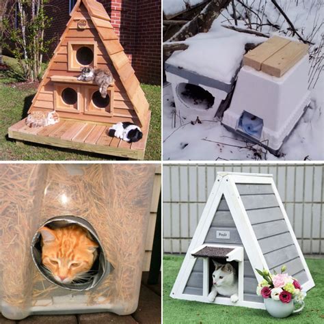 Free DIY Outdoor Cat House Plans How To Build