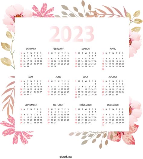 2023 Calendar Design Calendar Line For 2023 Printable Yearly Calendar