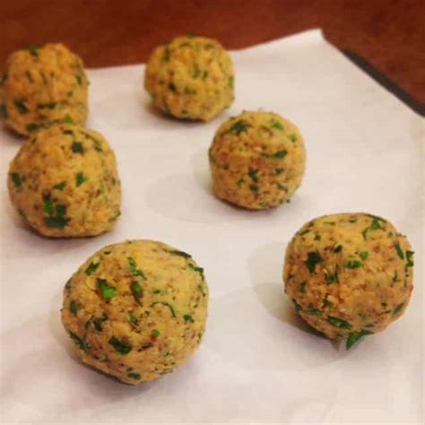 Baked Falafel Balls Megunprocessed