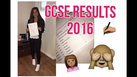 Gcse Results 2016♡ Youtube