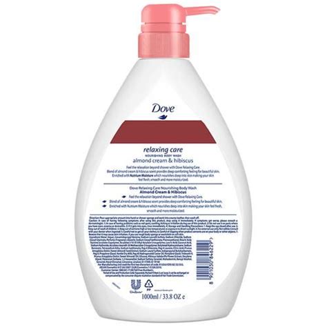 Buy Dove Relaxing Care Nourishing Body Wash Almond Cream And Hibiscus