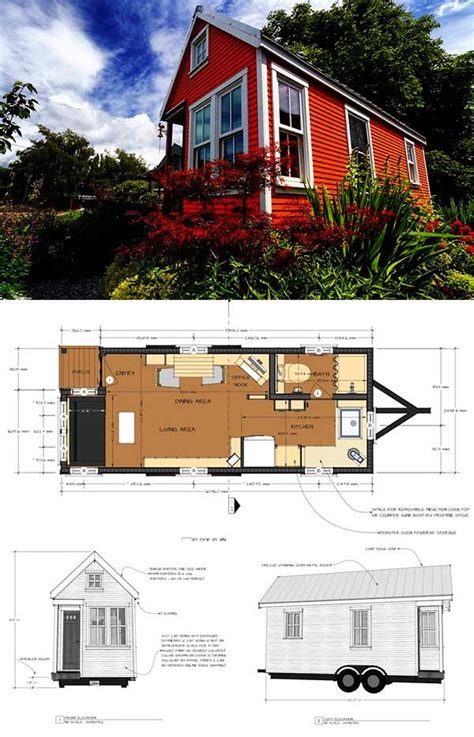 Check out our tiny house plans selection for the very best in unique or custom, handmade pieces from our architectural drawings shops. 27 Adorable Free Tiny House Floor Plans - Craft-Mart
