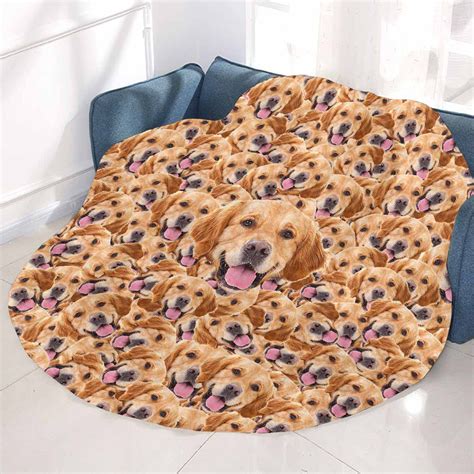 Custom Dog Face Blanketspersonalized Pet Photo Blanket Dog Etsy