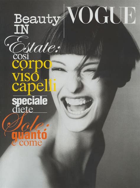 Linda Evangelista Vogue Italia Photograph By Steven Meisel Linda