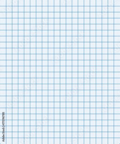 Blue Graph Paper Coordinate Paper Grid Paper Squared Paper Stock Vector