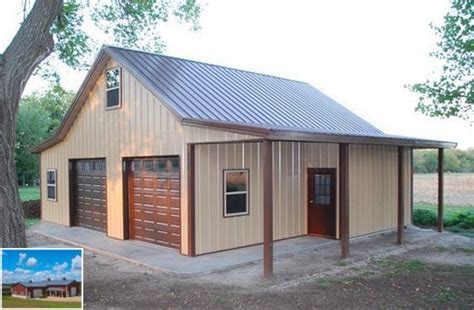 Large Building For A Garage Shop With Loft And Closet Garageshop