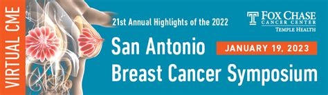 21st annual highlights of the 2022 san antonio breast cancer symposium physician resources