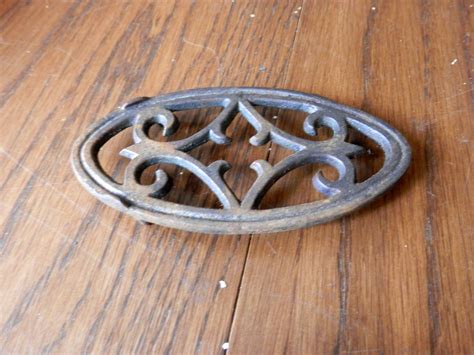 Choice Antique Original Small Sad Iron Trivet Vintage Etsy