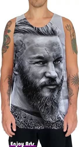 Camiseta Regata Masculina Vikings Ragnar Lodbrok Lagherta 14