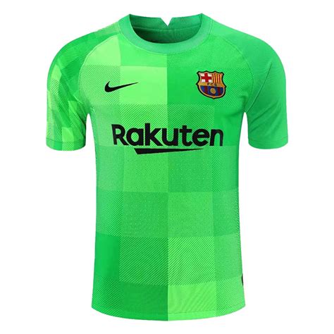 2021 2022 Barcelona Goalkeeper Green Soccer Jersey Team Soccer Jerseys