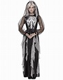 Skeleton Bride Adult Womens Corpse Bride Halloween Costume Gown-M/L ...