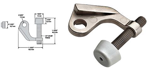 Buy The National N830 278 Hinge Pin Door Stop Satin Nickel Hardware