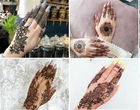 Simple And Easy Back Hand Mehndi Designs 2022 Latest Images
