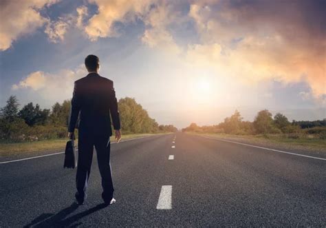 Businessman On Road To Success Stock Image Everypixel