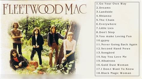 Fleetwood Mac Best Songs Fleetwood Mac Greatest Hits Fleetwood Mac