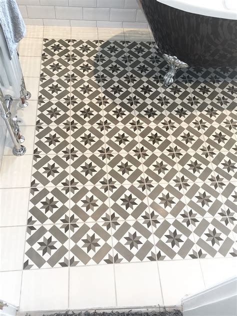 Encaustic Cement Tiles Burnished And Sealed In Stockport Greater