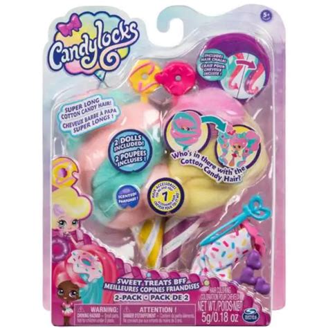 Candylocks Sweet Treats Bff Jilly Jelly Donna Nut 2 Pack Version 2 Spin