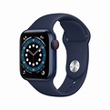 Apple Watch Series 6 GPS + Cellular, 40mm Blue Aluminum Case with Deep ...
