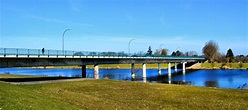 Bremen - Karl-Carstens-Brücke Foto & Bild | landschaft, bach, fluss ...