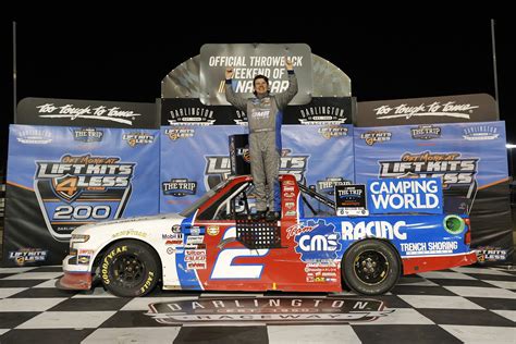 Sheldon Creed Wins Truck Series Race In Thrilling Finish At Darlington