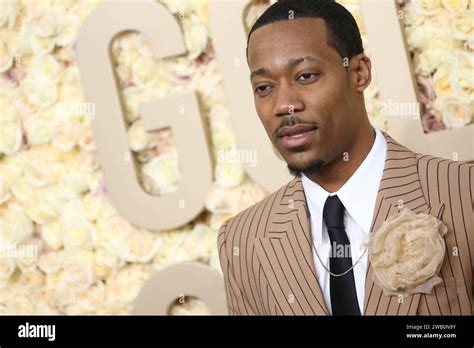 Tyler James Williams At The 81st Golden Globe Awards Held At The