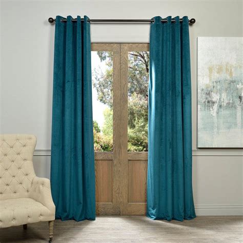 Exclusive Fabrics And Furnishings Blackout Signature Everglade Teal Blue