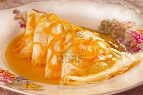A decadent french dessert for date nights at home or for breakfast and/or brunch! Crepes Suzette - Recipe courtesy Bobby Flay http://www ...