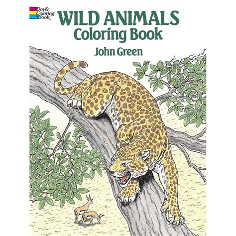 Dover Nature Coloring Book Wild Animals Coloring Book Paperback
