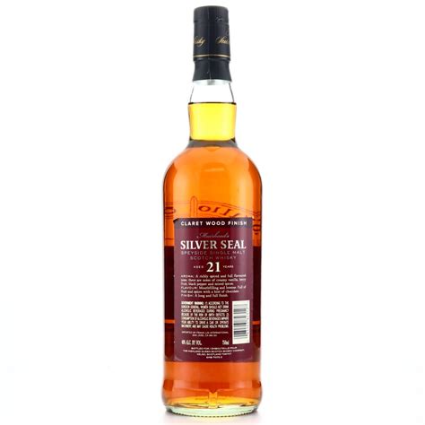 Muirheads Silver Seal 21 Year Old Speyside Single Malt 75cl Claret