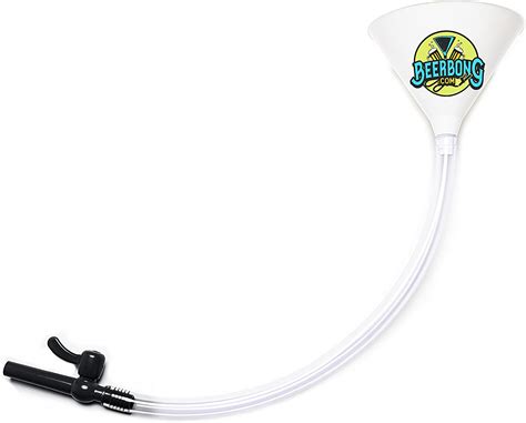 premier beer bong funnel with valve no kink tubing food grade you pick from 7