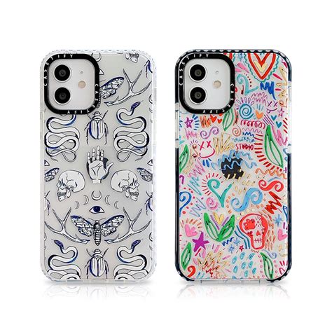 [codandready Stock] Skulls Artwork Impact Resistance Casetify Thickened Phone Case For Iphone 6