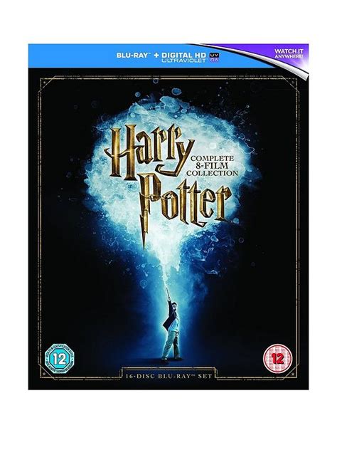 Harry Potter Complete 8 Film Movie Collection Box Set With Slipcover