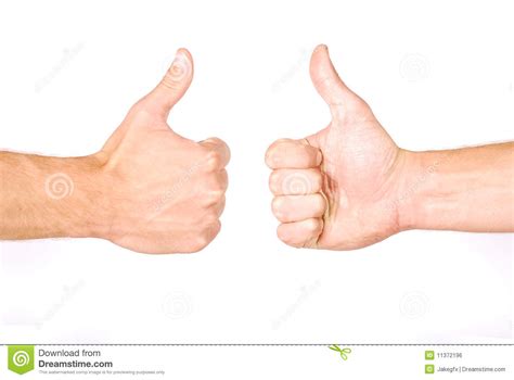 Thumbs Up Hand Sign Royalty Free Stock Image Image 11372196