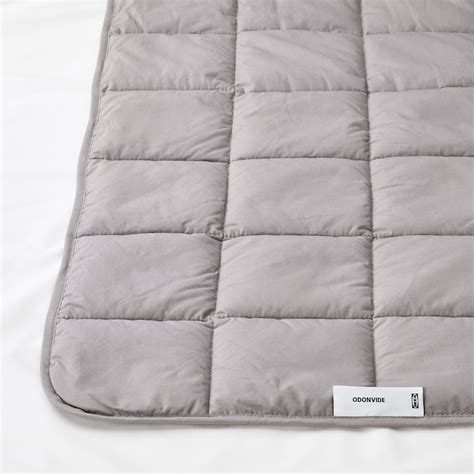 ODONVIDE Weighted blanket, light warm, dark grey, 150x200 cm6 kg - IKEA