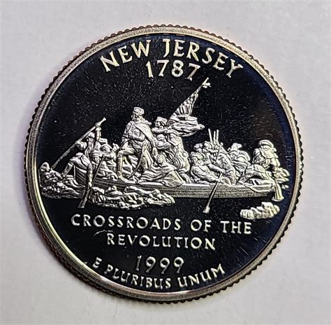 Statehood Quarter 1999 S New Jersey Clad Proof 66 Gem For Sale
