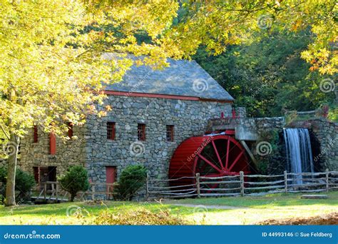 The Old Grist Mill Stock Photo Image 44993146