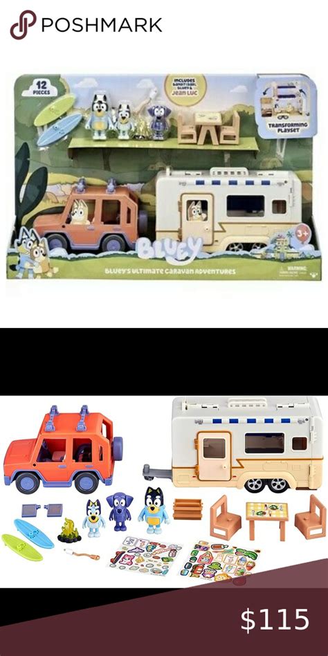 Blueys Ultimate Caravan Adventures W Figures New Toy
