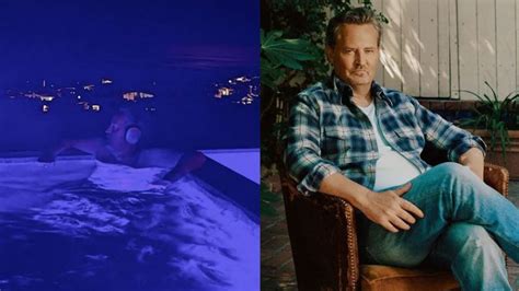 Matthew Perrys Last Instagram Picture Relaxing In A Hot Tub Goes Viral