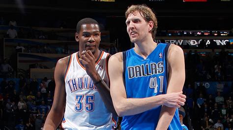 Mavs Dirk Nowitzki On Kevin Durant Copying Him Not Sure He Needs It