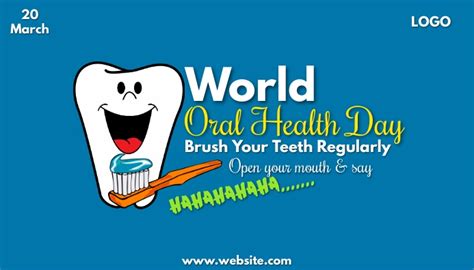 World Oral Health Day Postermywall