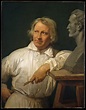 Horace Vernet | Bertel Thorvaldsen (1768–1844) with the Bust of Horace ...