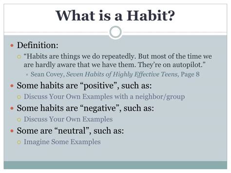 PPT - Seven Habits of Highly Effective Teens by Sean Covey PowerPoint ...